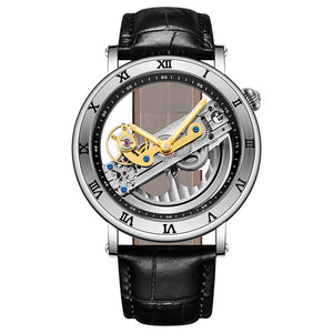 FORSINING Skeleton Automatic Sport Watch